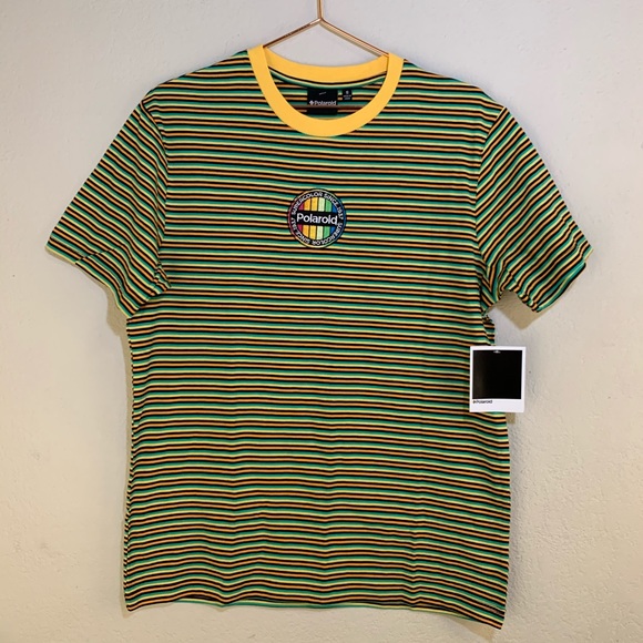 Polaroid Other - NWT MENS STRIPED POLAROID TSHIRT-SMALL